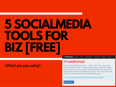 5 social media tools free for biz