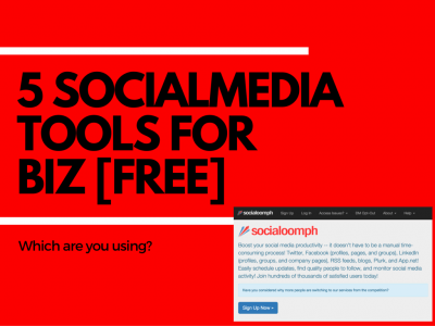 5 social media tools free for biz
