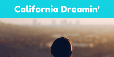 California Dreamin' quiz result copy that pops