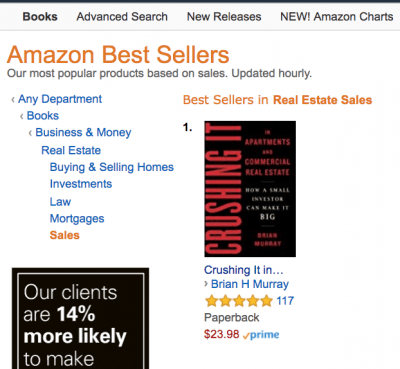 An example of an Amazon #1 Best Selling Book