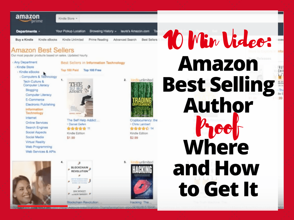 [10min video] Amazon Best Selling Author Proof - Where and how to get ...