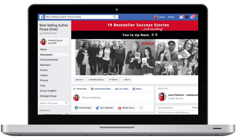 join the bestselling author posse on facebook