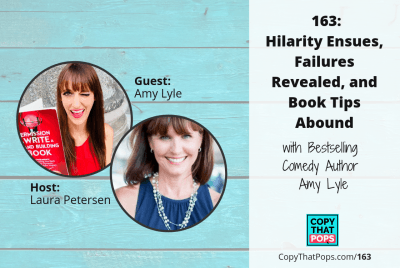 163: Hilarity Ensues, Failures Revealed, and Book Tips Abound with Bestselling Comedy Author Amy Lyle