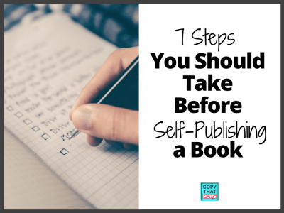 steps to take before you selfpublish a nonfiction book