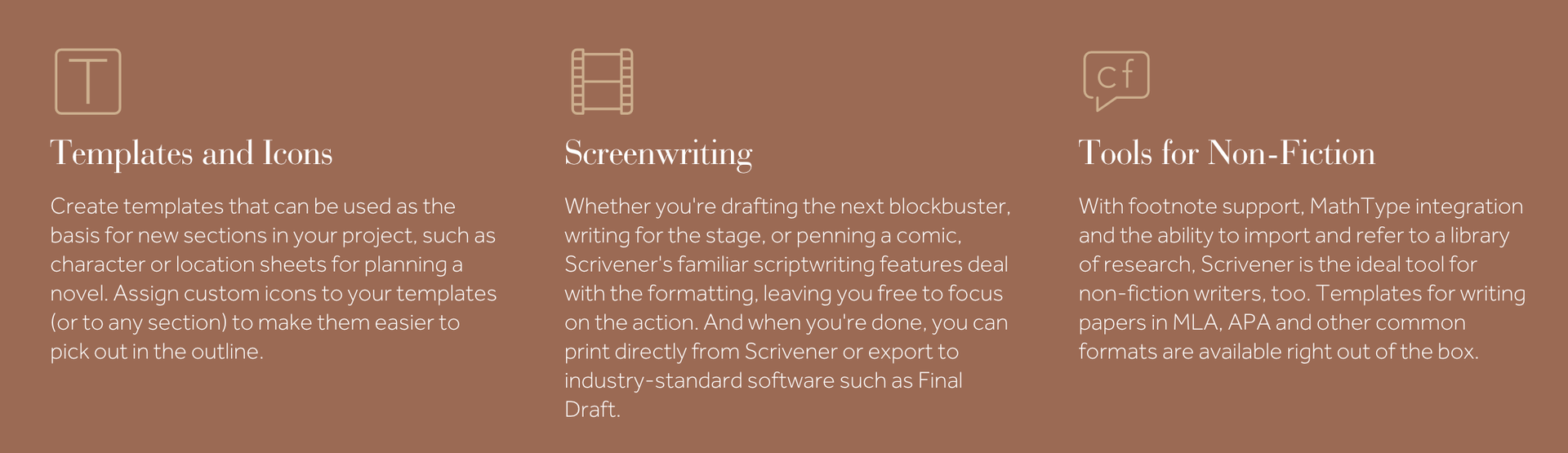 best book writing tool for authors is scrivener