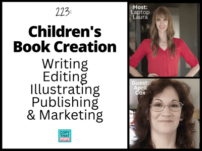 children's book creation with april cox - writing editing illustrating publishing marketing kids books