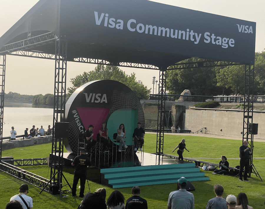 visa community stage veecon 2023
